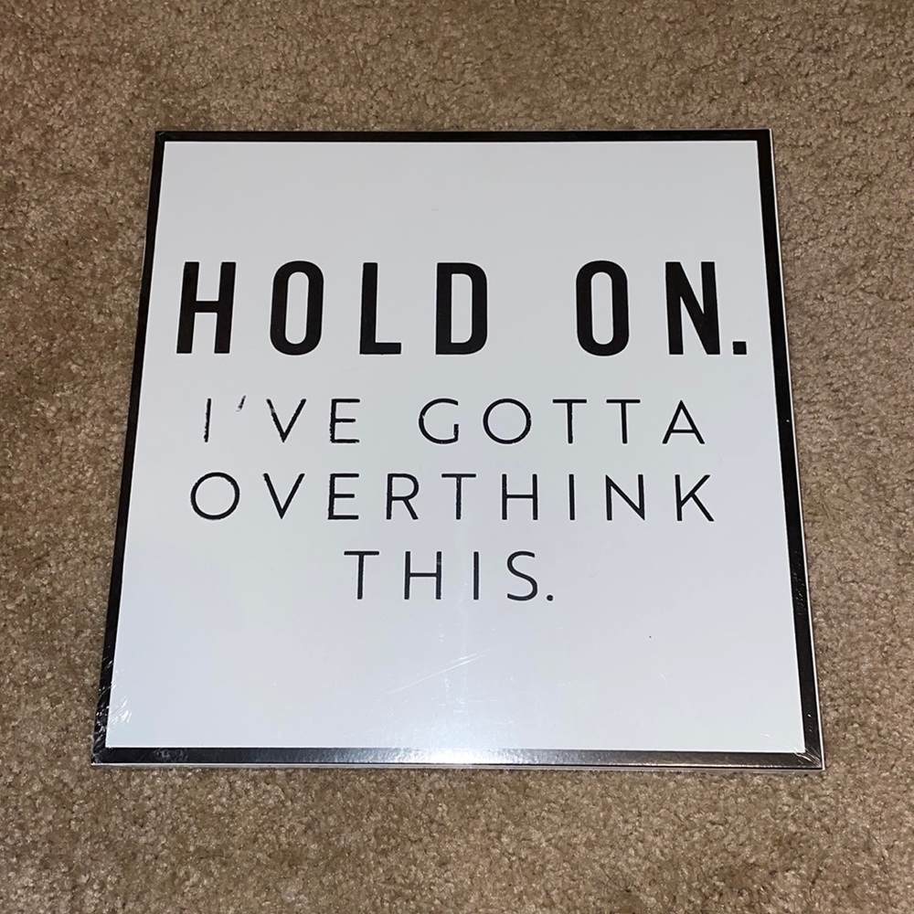Wall sign never used or opened